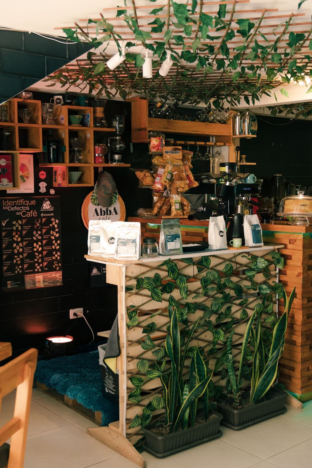 Barra principal de Abba Café